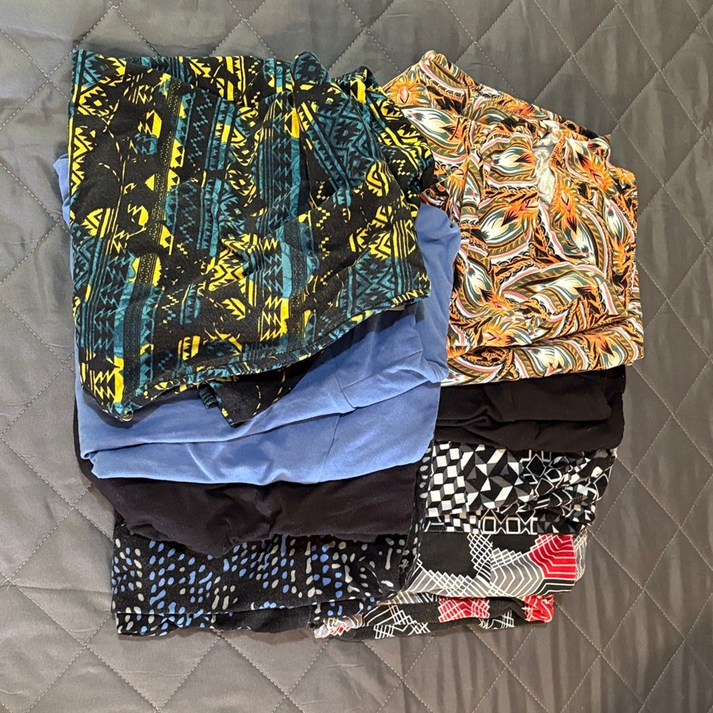 LulaRoe leggings - 8 Pair for one price! Like new and lightly worn! Tall & Curvy